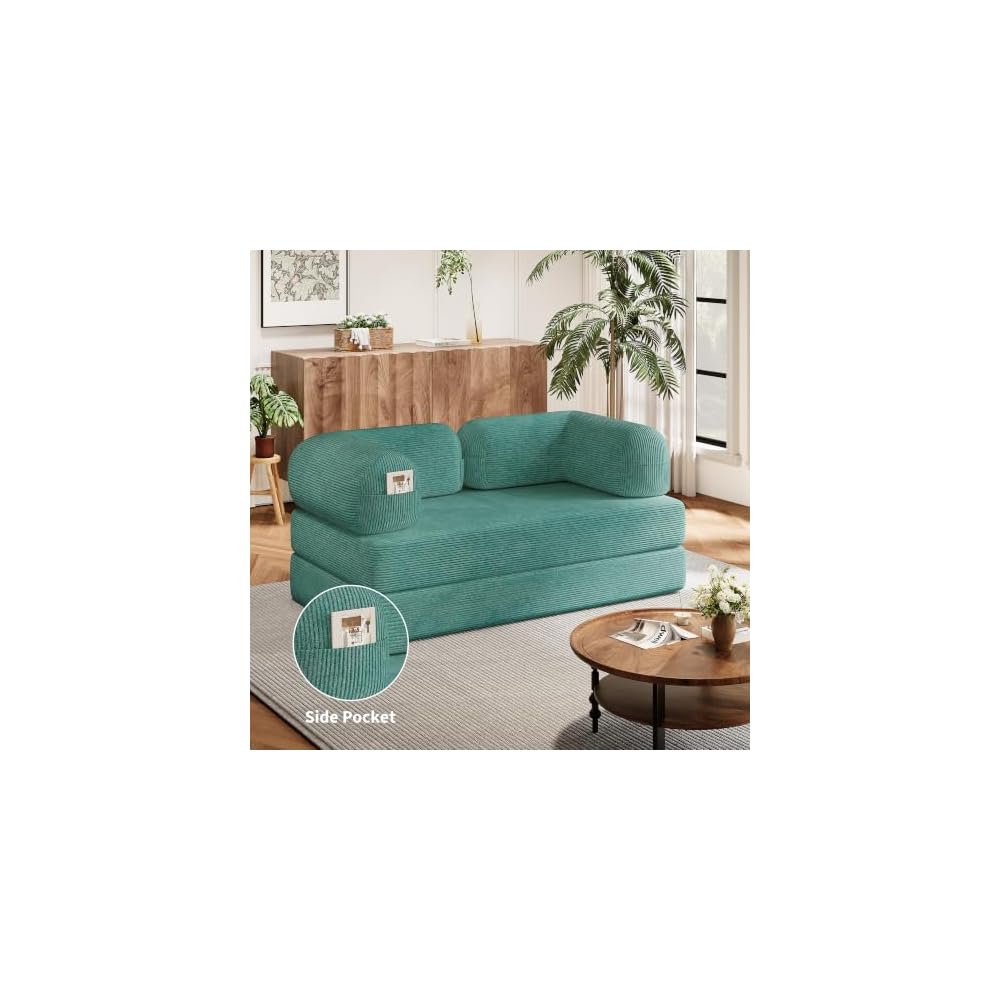 Garvee 4-in-1 Folding Convertible Sofa Bed for Living Room Bedroom