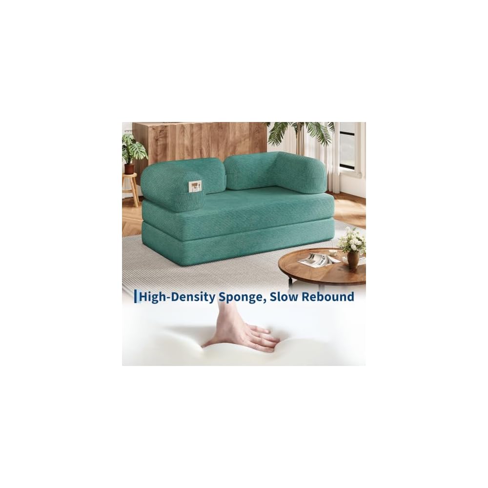Garvee 4-in-1 Folding Convertible Sofa Bed for Living Room Bedroom